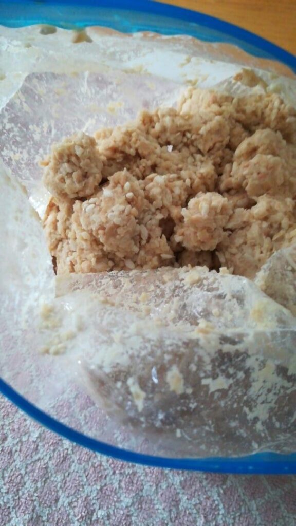 味噌つくり作業終了後