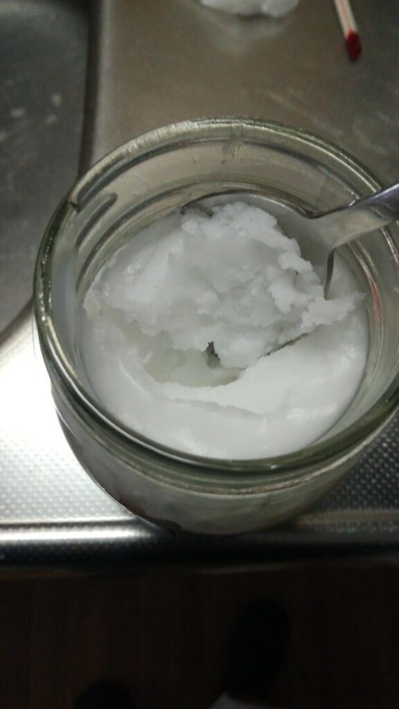 ココナッツオイル投入