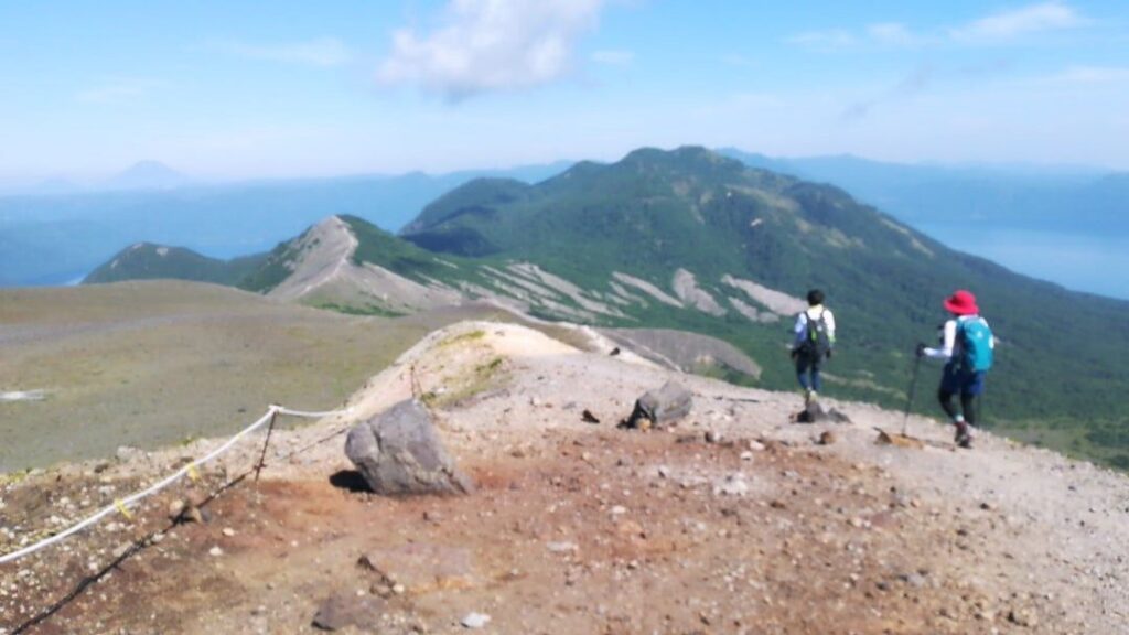 東山から不風死山へのルート