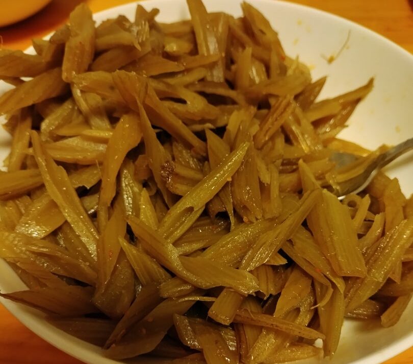 山ぶきの炒め物