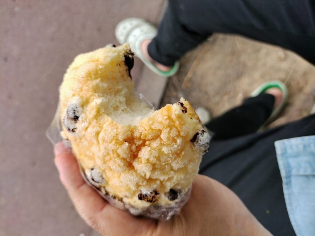 購入したチョコチップメロンパン