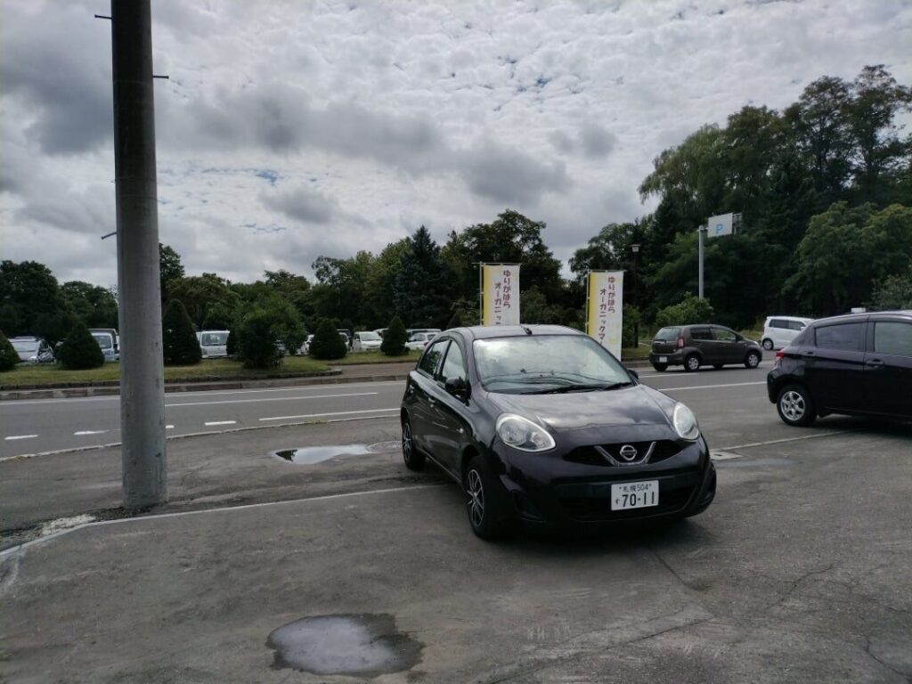 駐車場の様子