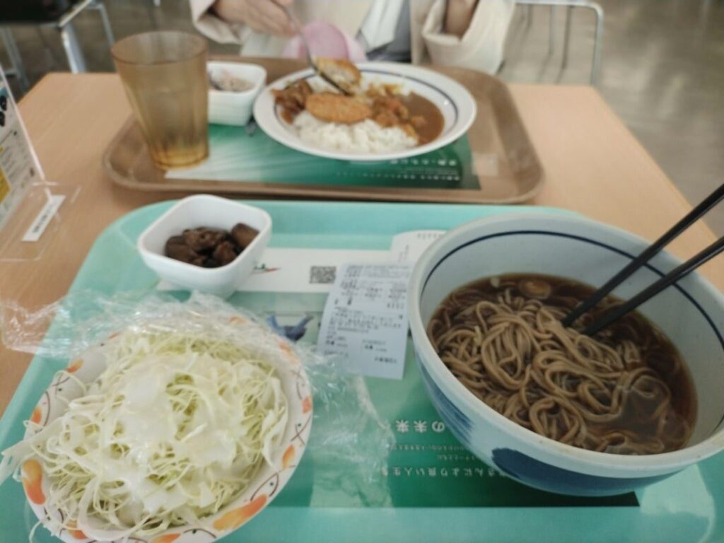 蕎麦と野菜
