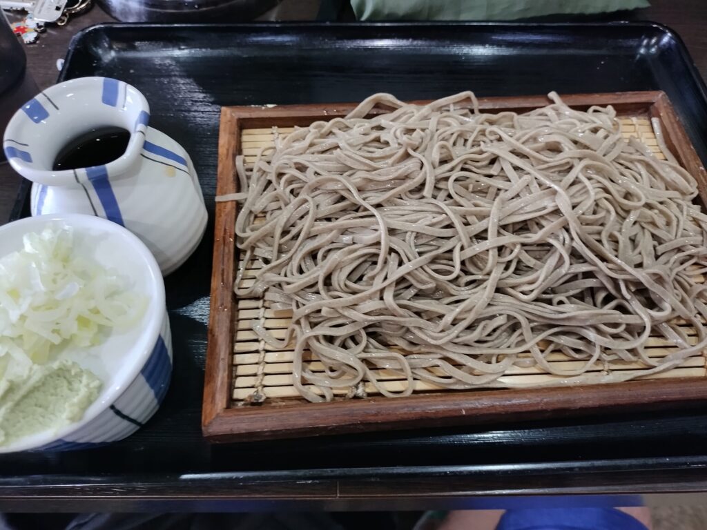 絃のもりそば大盛り