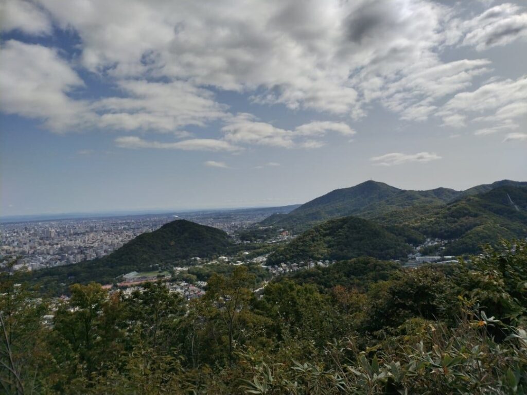 三角山からの景色