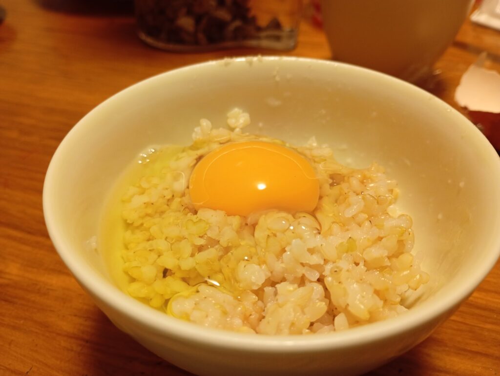 新鮮赤たまごの卵かけご飯