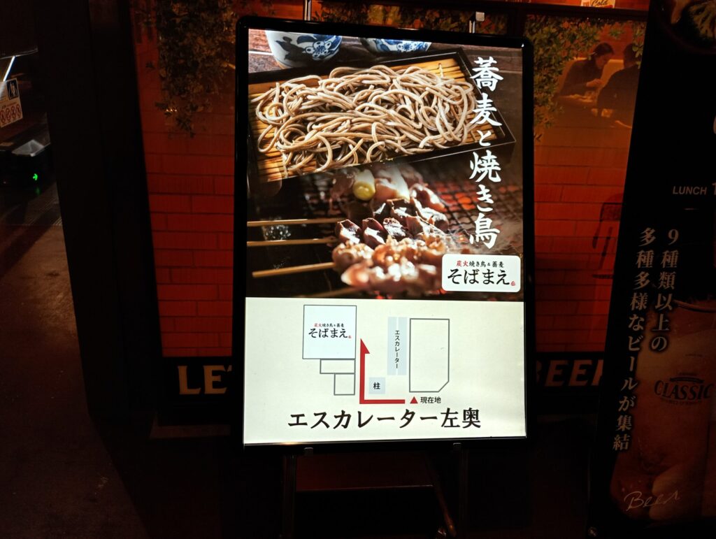 そばまえの位置