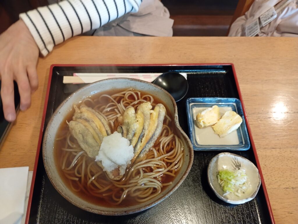 なす天そば