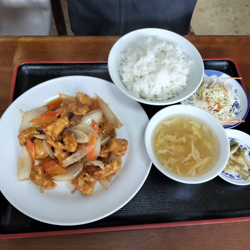 酢豚定食