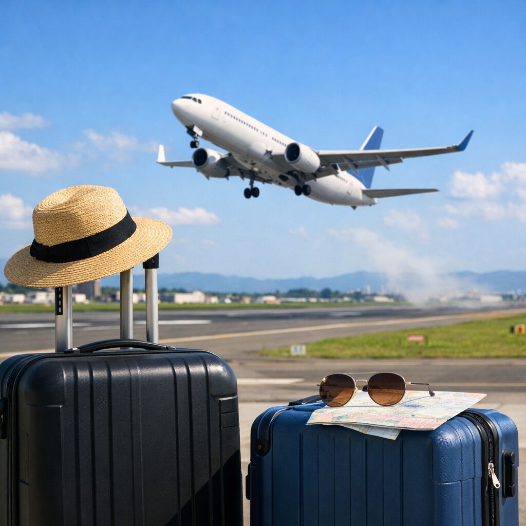 旅行と飛行機